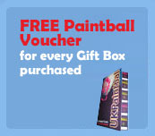 FREE Paintball Voucher for every Xmas Gift Box purchased!