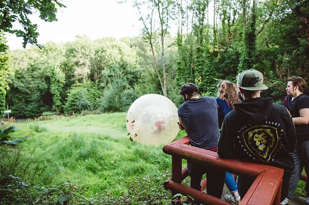 Zorbing group experiences